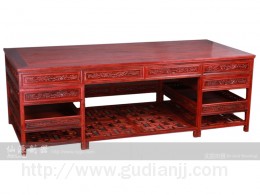 【红木家具】红酸枝 办公桌