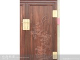 【红木家具】红酸枝 花鸟顶箱柜 柜架